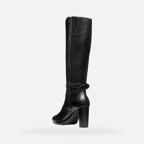 High heel boots WALK PLEASURE 85 WOMAN Black - image number 3 | GEOX