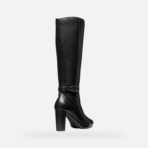 High heel boots WALK PLEASURE 85 WOMAN Black - image number 4 | GEOX