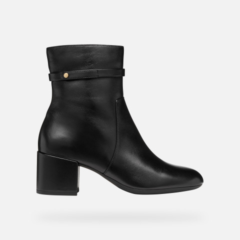 Medium heel ankle boots ELEANA WOMAN Black - image number 1 | GEOX