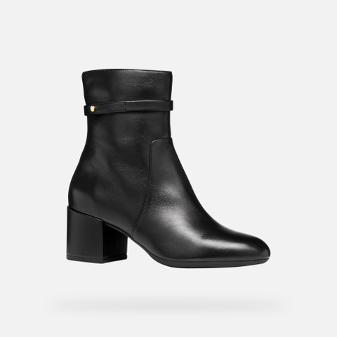 Medium heel ankle boots ELEANA WOMAN Black - image number 2 | GEOX