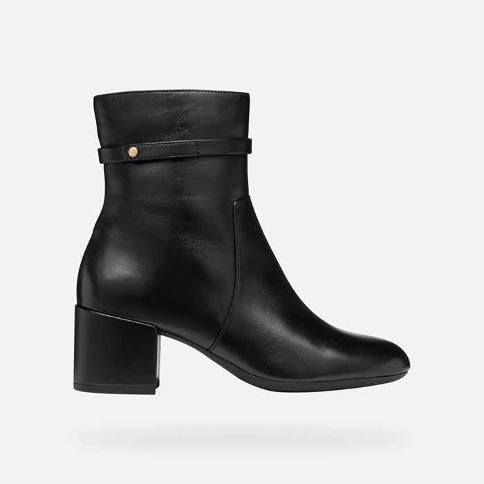 Medium heel ankle boots ELEANA WOMAN Black | GEOX