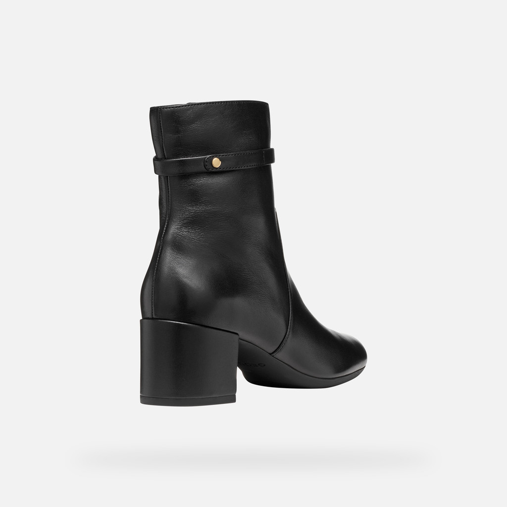 Medium heel ankle boots ELEANA WOMAN Black - image number 4 | GEOX
