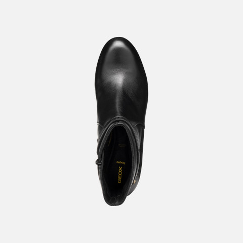 Medium heel ankle boots ELEANA WOMAN Black - image number 5 | GEOX