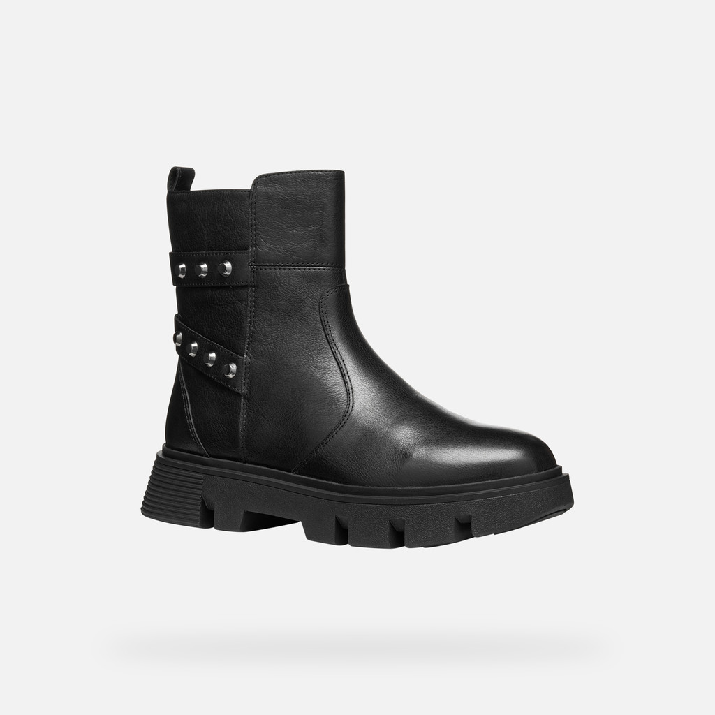 Biker ankle boots VILDE WOMAN Black - image number 3 | GEOX