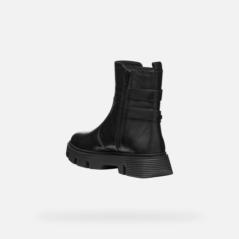 Biker ankle boots VILDE WOMAN Black - image number 4 | GEOX