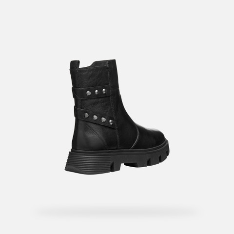 Biker ankle boots VILDE WOMAN Black - image number 5 | GEOX