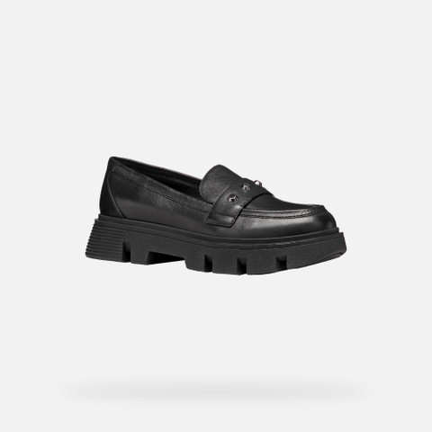 Platform loafers VILDE WOMAN Black - image number 3 | GEOX