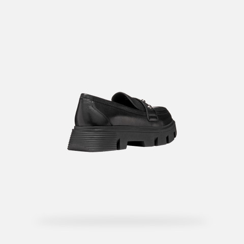 Platform loafers VILDE WOMAN Black - image number 5 | GEOX