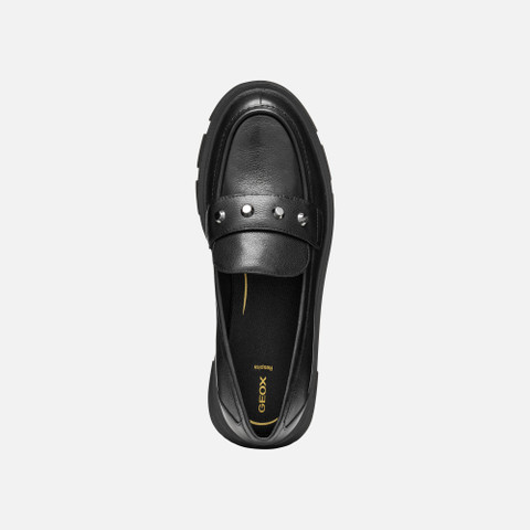 Platform loafers VILDE WOMAN Black - image number 6 | GEOX