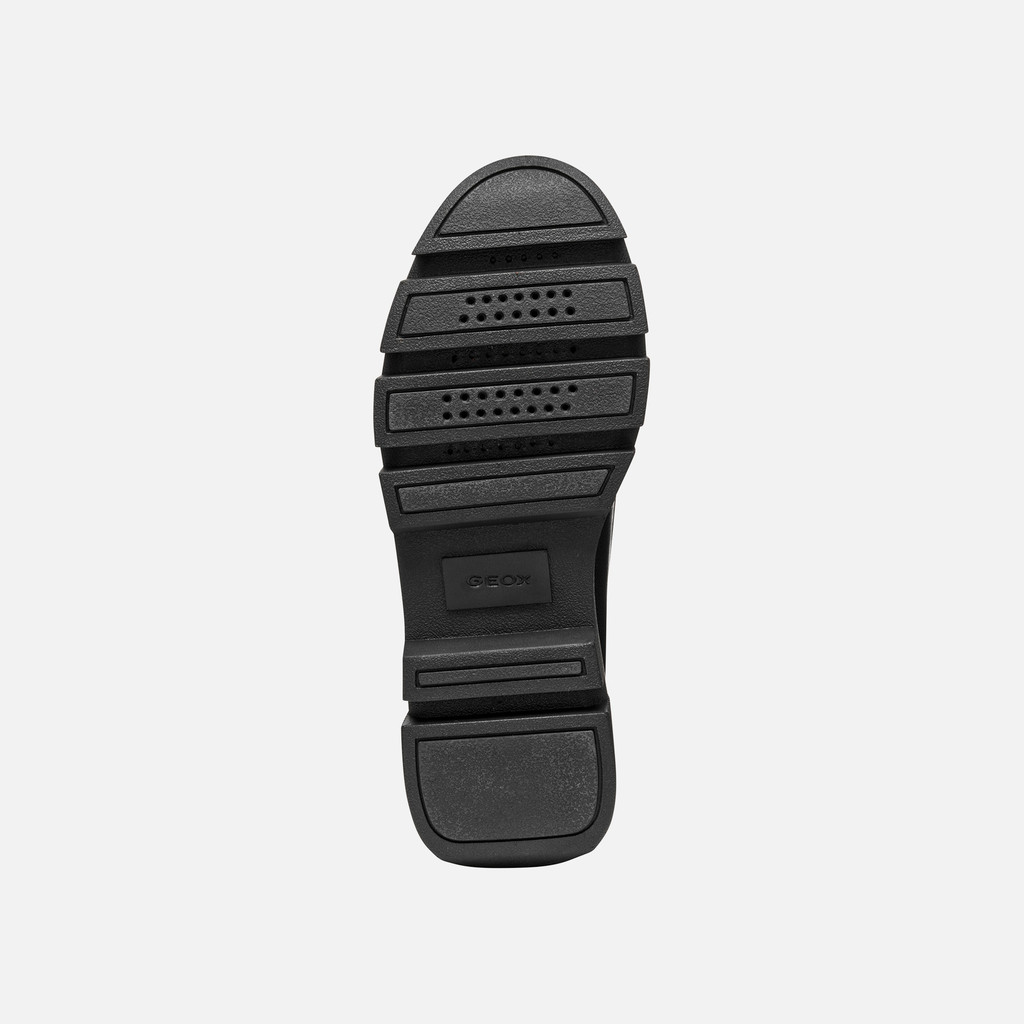 Platform loafers VILDE WOMAN Black - image number 7 | GEOX