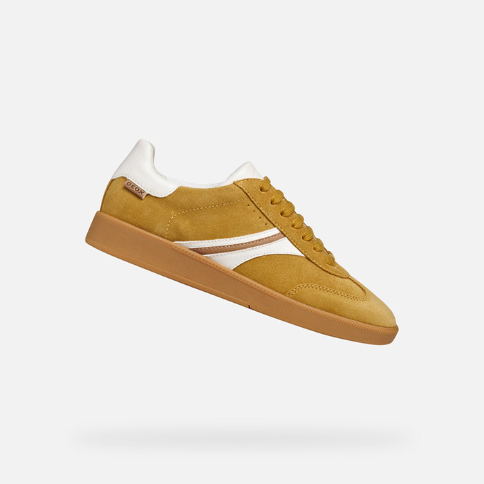 Baskets basse MELEDA FEMME Jaune/Blanc | GEOX