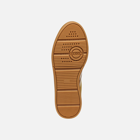 Low top sneakers MELEDA WOMAN Yellow/White - image number 6 | GEOX