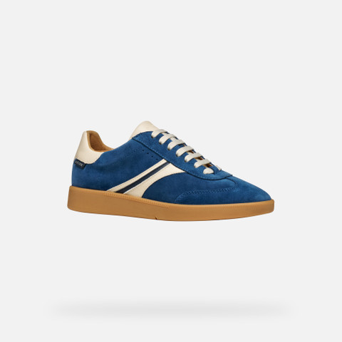 Low top sneakers MELEDA WOMAN Avio/Papyrus - image number 2 | GEOX