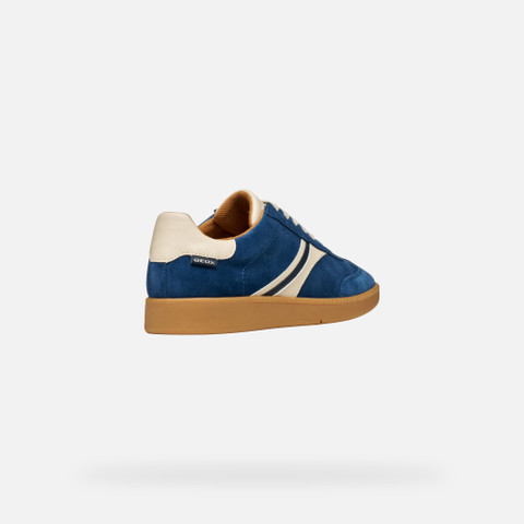 Low top sneakers MELEDA WOMAN Avio/Papyrus - image number 4 | GEOX