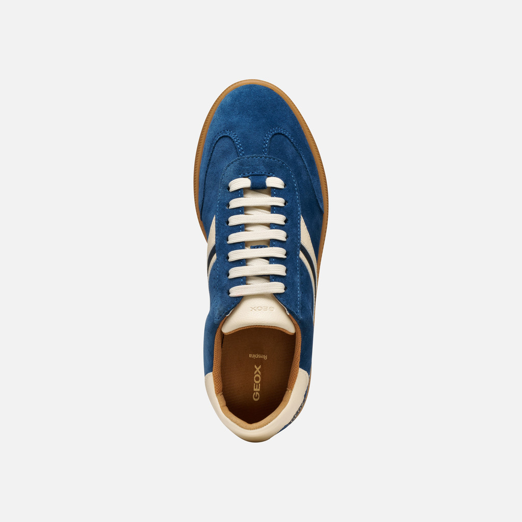 Low top sneakers MELEDA WOMAN Avio/Papyrus - image number 5 | GEOX