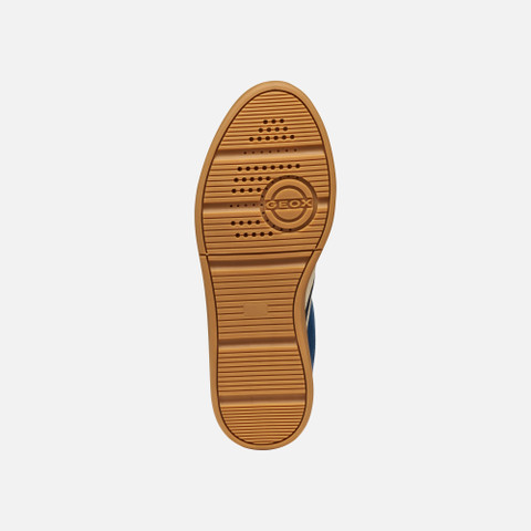 Low top sneakers MELEDA WOMAN Avio/Papyrus - image number 6 | GEOX