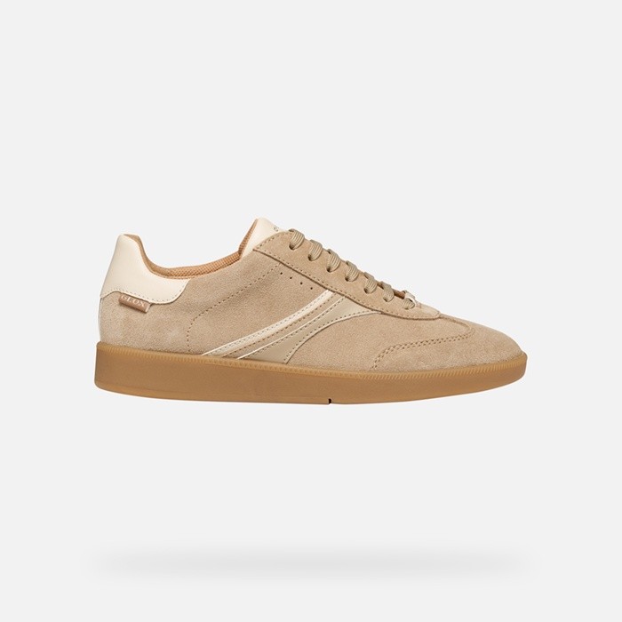 Low top sneakers MELEDA WOMAN Cream | GEOX