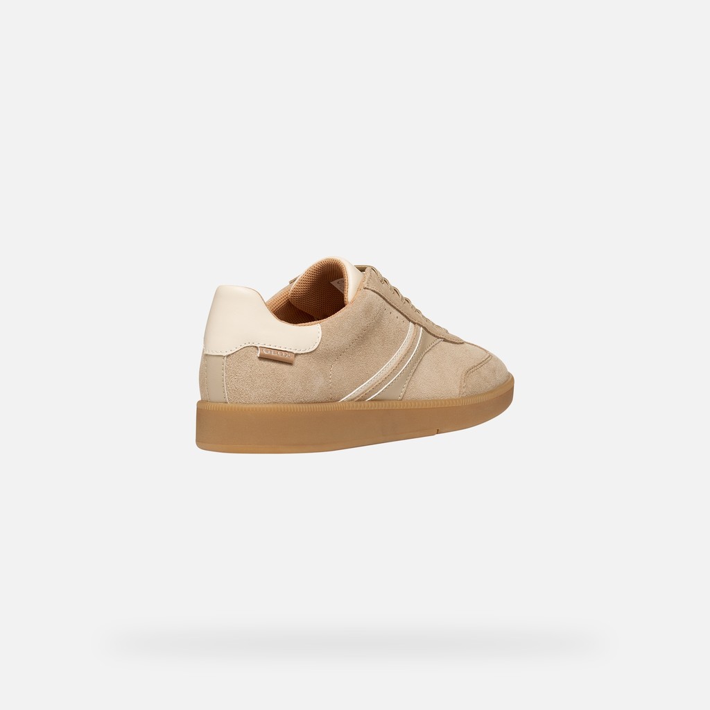 Low top sneakers MELEDA WOMAN Cream - image number 4 | GEOX