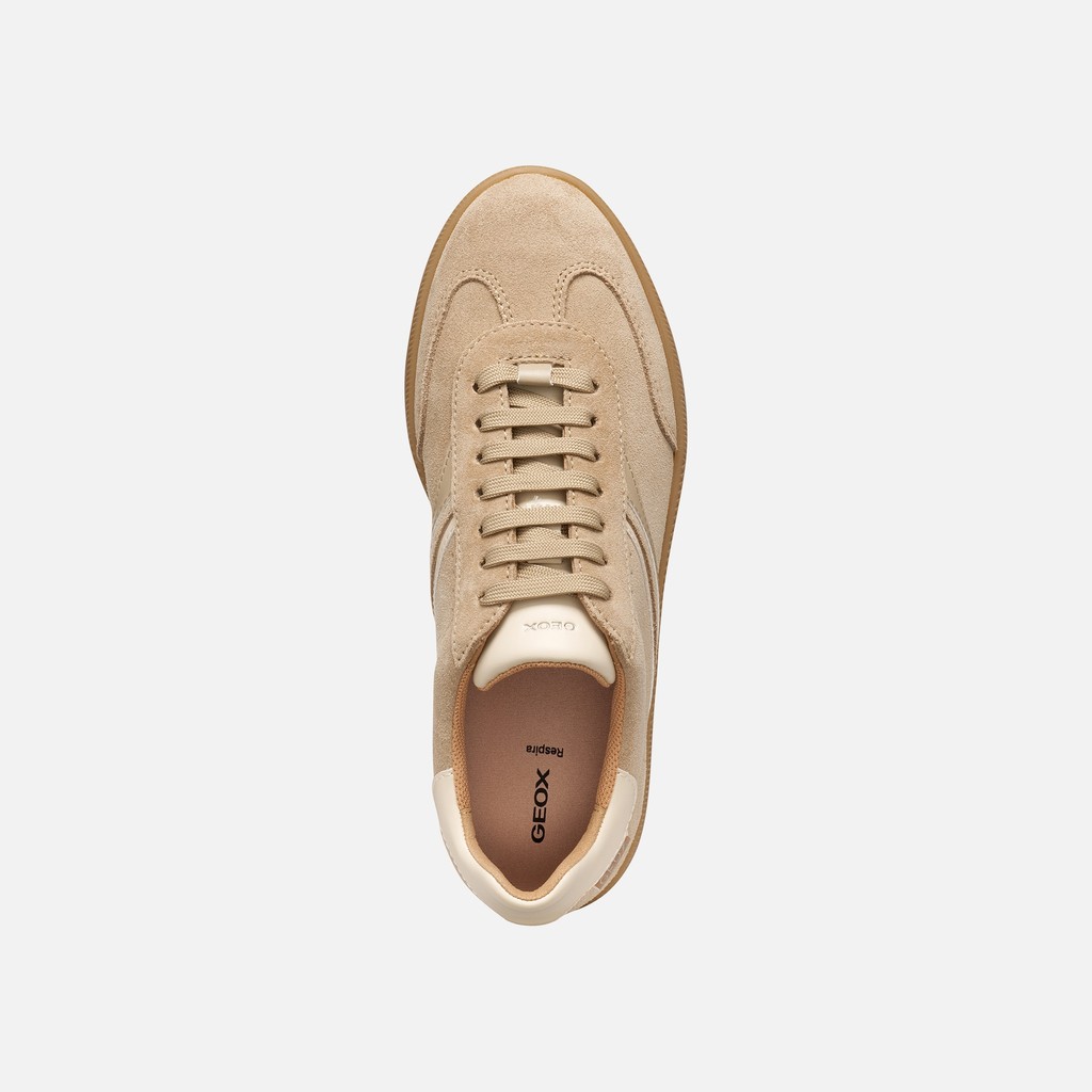 Low top sneakers MELEDA WOMAN Cream - image number 5 | GEOX