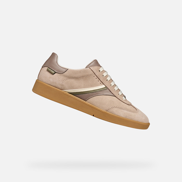 Low top sneakers MELEDA WOMAN Powder/Taupe | GEOX