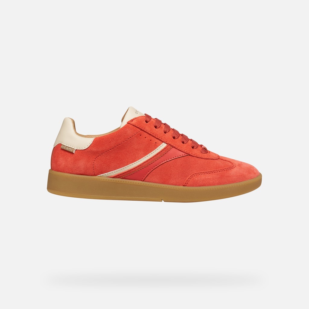 Low top sneakers MELEDA WOMAN Coral - image number 1 | GEOX