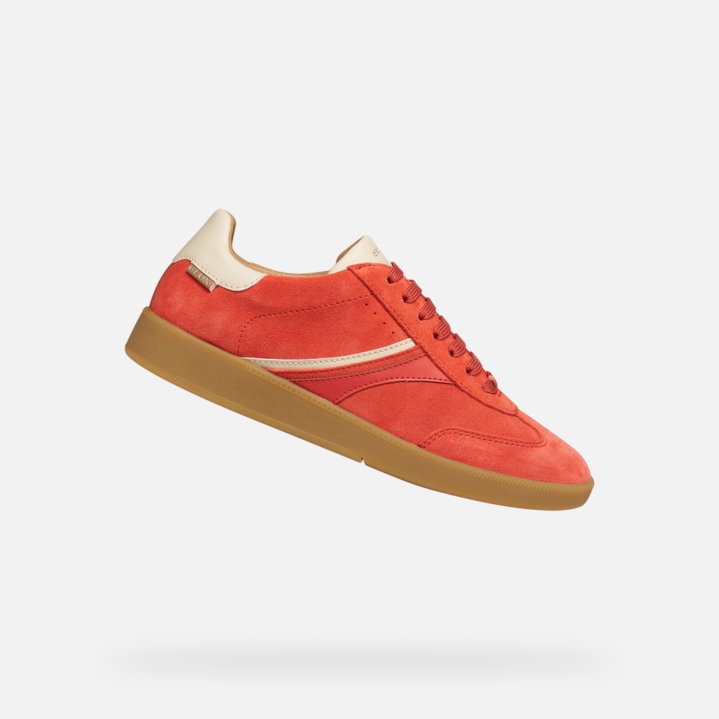 Low top sneakers MELEDA WOMAN Coral - image number 0 | GEOX