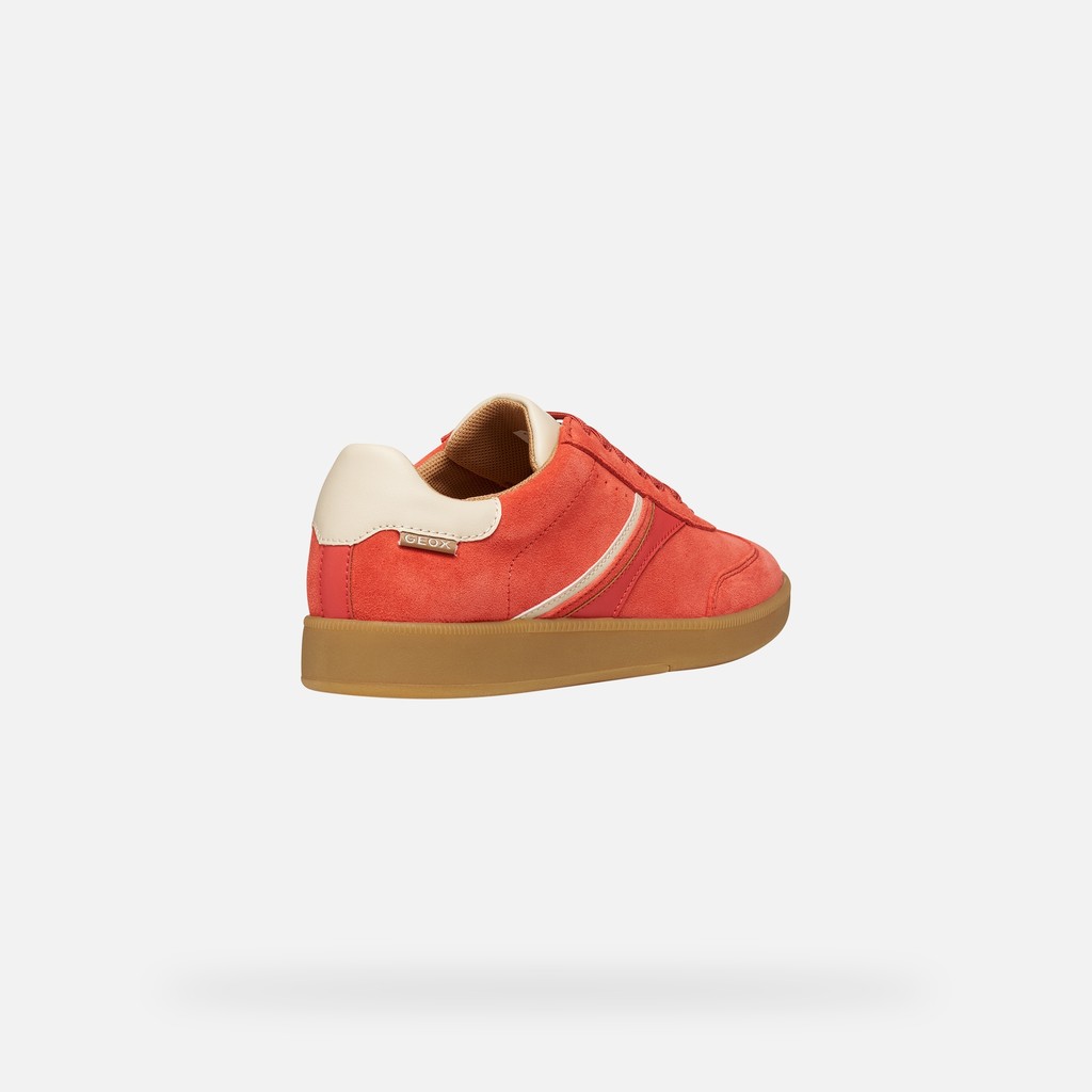 Low top sneakers MELEDA WOMAN Coral - image number 4 | GEOX