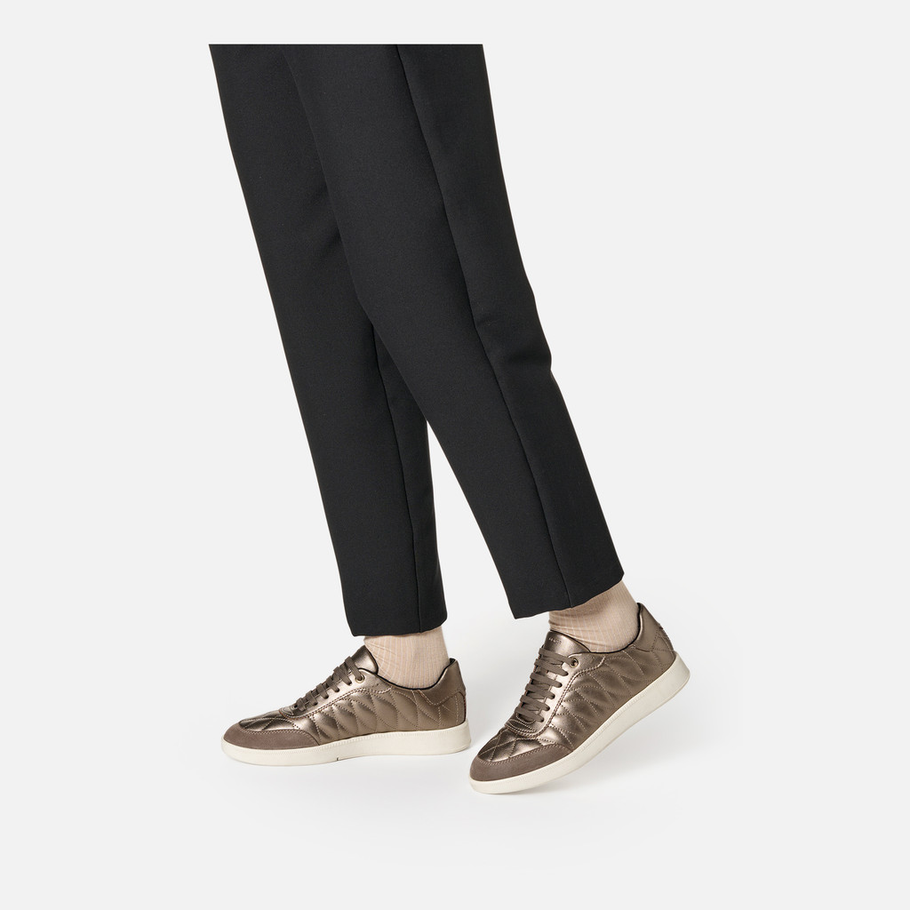 Low top sneakers MELEDA WOMAN Beige/Taupe - image number 1 | GEOX