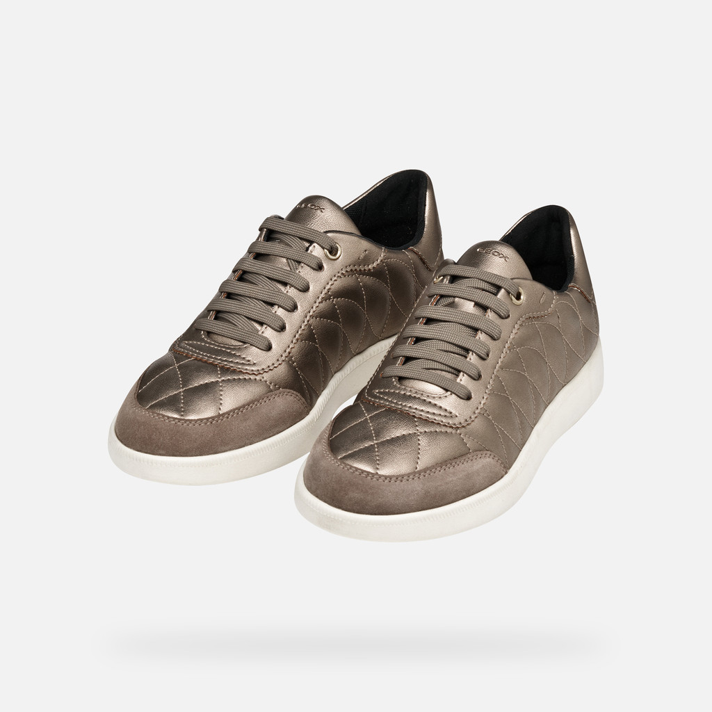 Low top sneakers MELEDA WOMAN Beige/Taupe - image number 8 | GEOX
