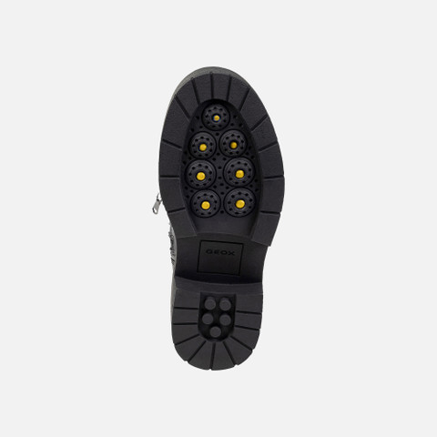 Biker ankle boots SPHERICA EC7 WOMAN Black/Charcoal - image number 5 | GEOX