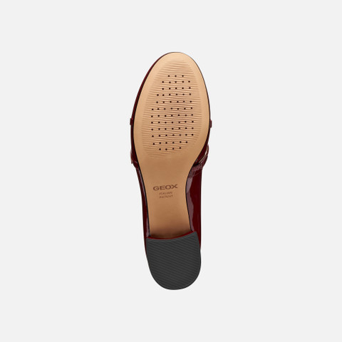 Low heel pumps FLORETIA WOMAN Bordeaux - image number 6 | GEOX