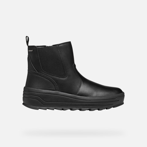 Waterproof ankle boots MILLEINY ABX WOMAN Black - image number 1 | GEOX