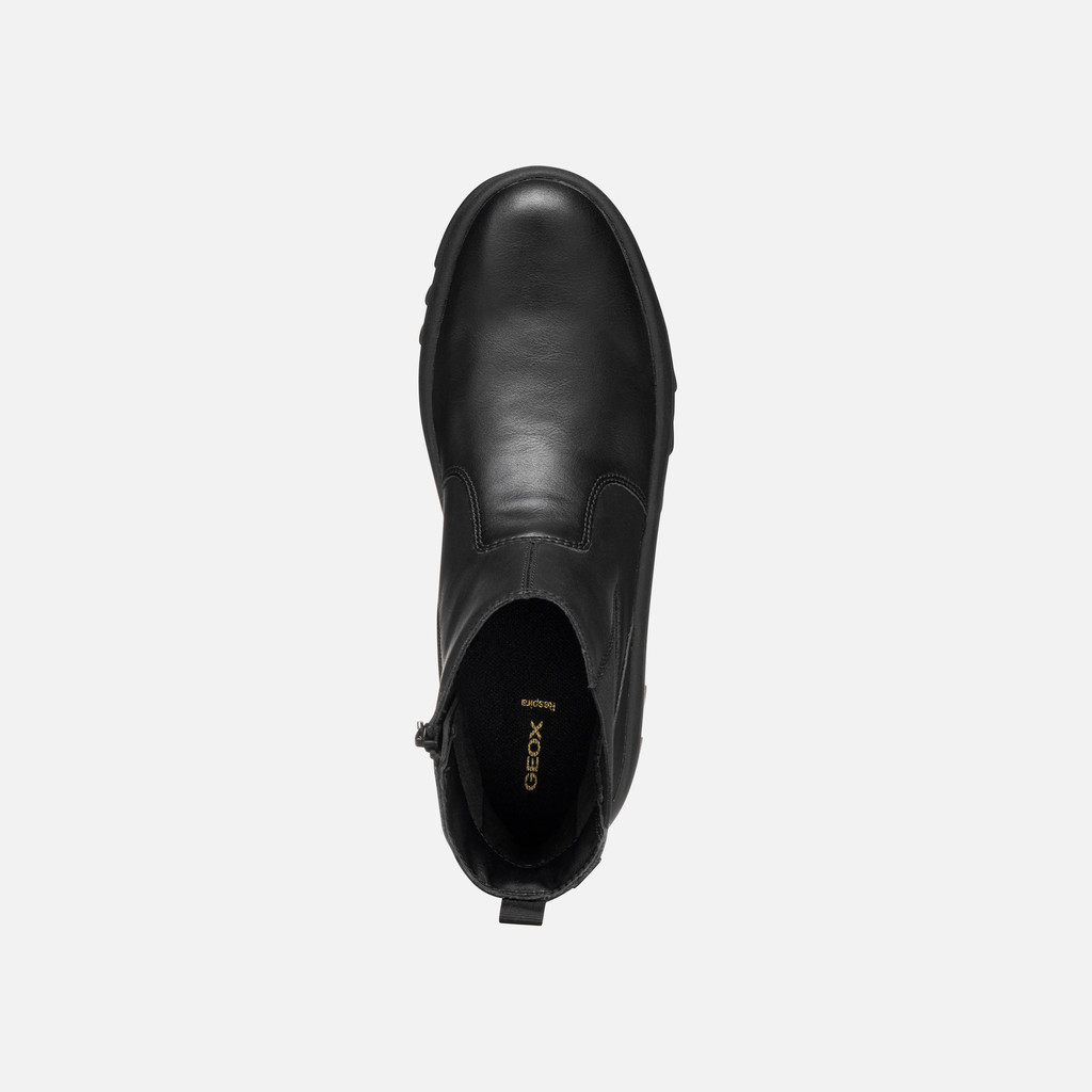 Waterproof ankle boots MILLEINY ABX WOMAN Black - image number 5 | GEOX