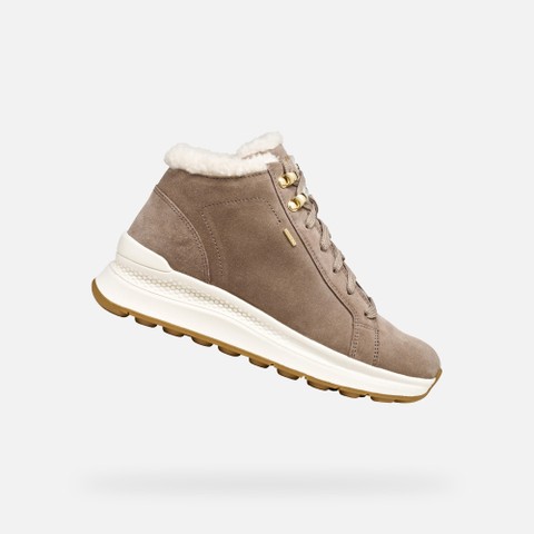 Waterproof trainers SPHERICA ACTIF X2 ABX WOMAN Taupe - image number 0 | GEOX