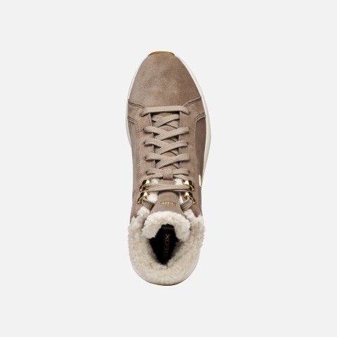 Waterproof trainers SPHERICA ACTIF X2 ABX WOMAN Taupe - image number 6 | GEOX