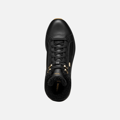 Fur-trimmed ankle boots SPHERICA ACTIF X2 ABX WOMAN Black - image number 6 | GEOX