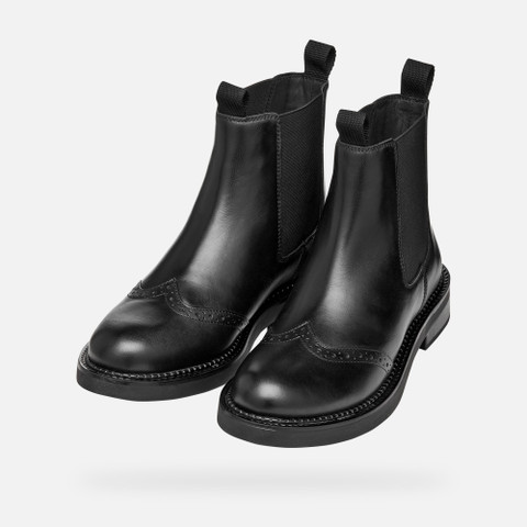 Stivaletti chelsea SERILDA DONNA Nero - image number 9 | GEOX