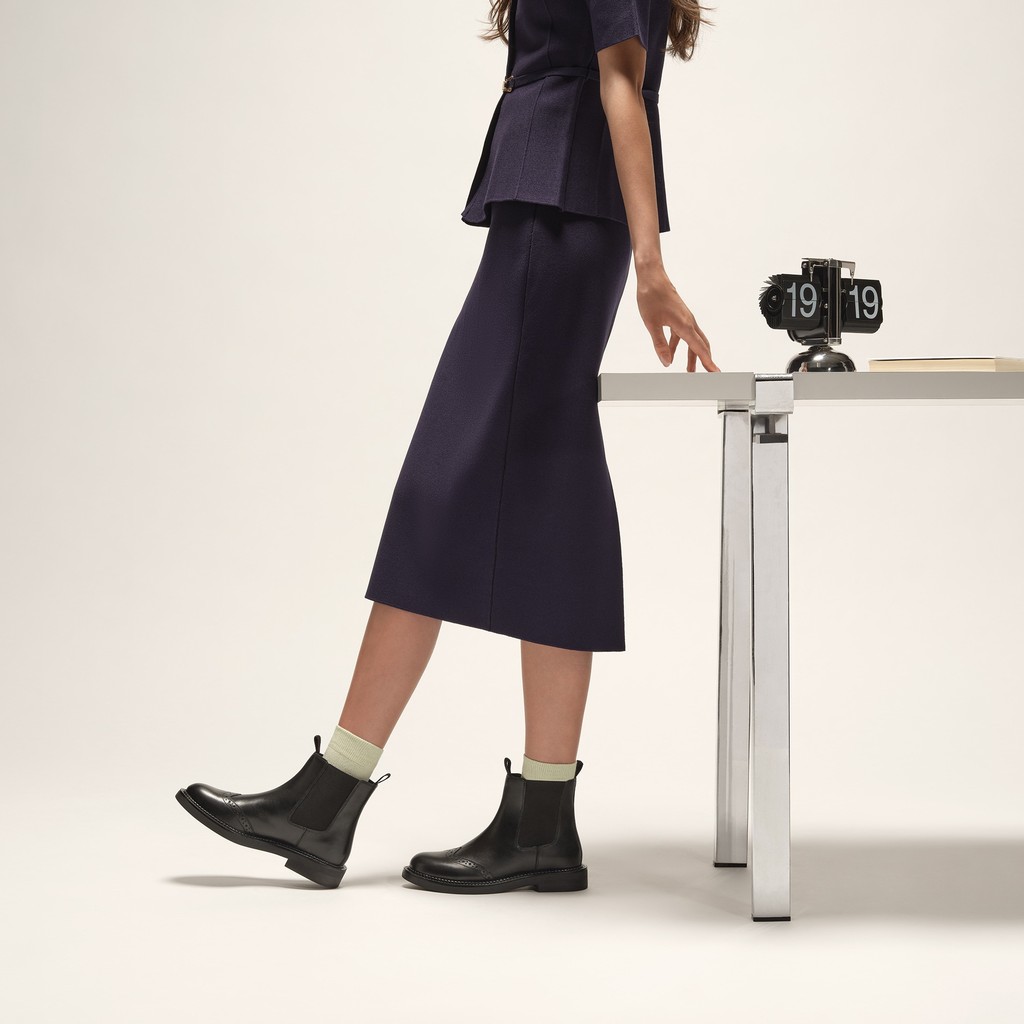 Stivaletti chelsea SERILDA DONNA Nero - image number 8 | GEOX