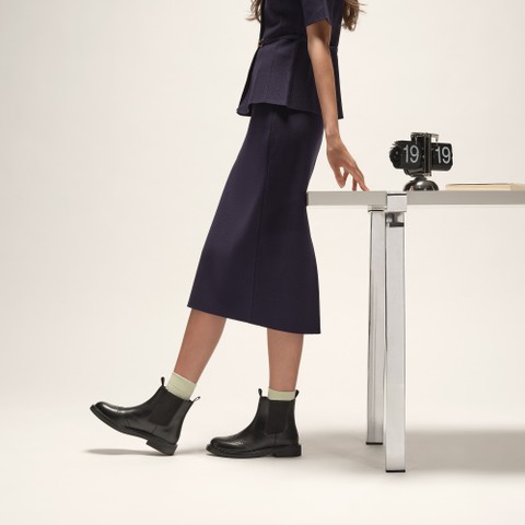 Stivaletti chelsea SERILDA DONNA Nero - image number 8 | GEOX