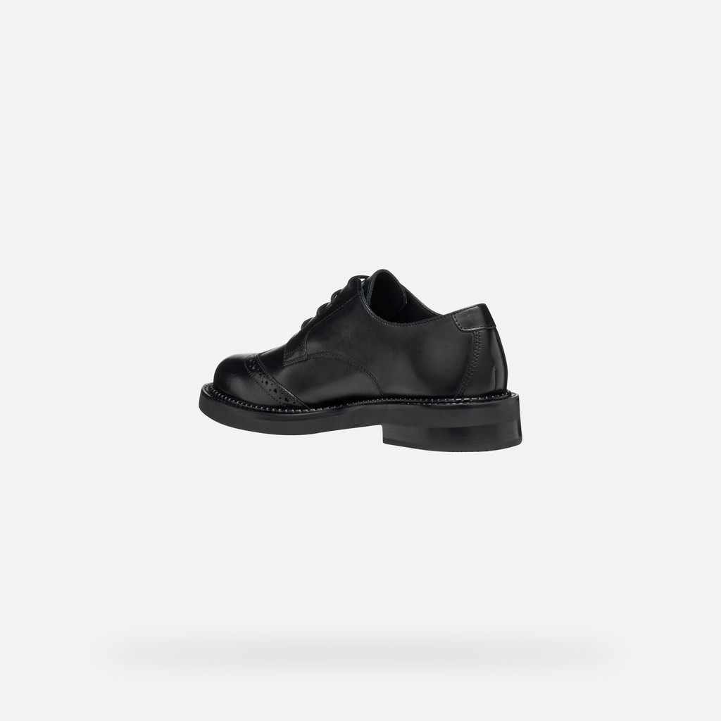 Lace-up shoes SERILDA WOMAN Black - image number 3 | GEOX