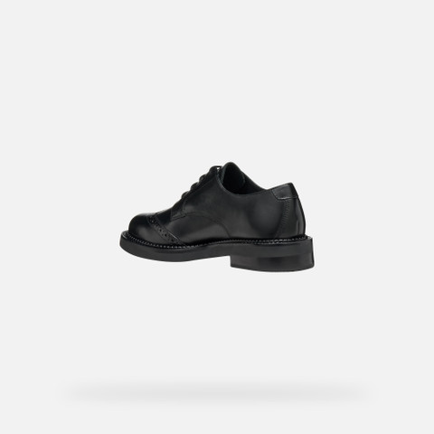 Lace-up shoes SERILDA WOMAN Black - image number 3 | GEOX