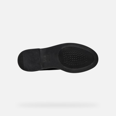 Leder Schn&uuml;rschuhe SERILDA DAME Schwarz - image number 6 | GEOX
