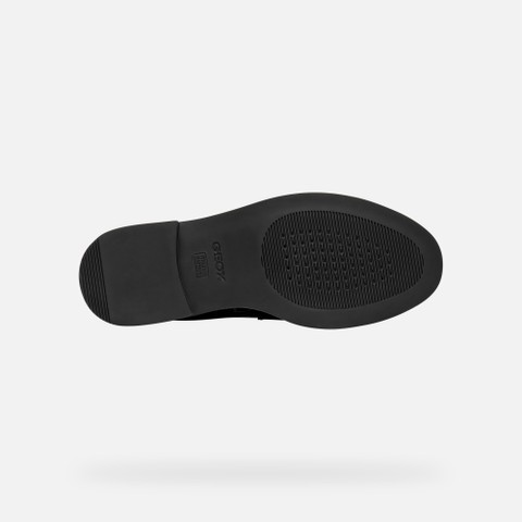 Leather loafers SERILDA WOMAN Black - image number 7 | GEOX