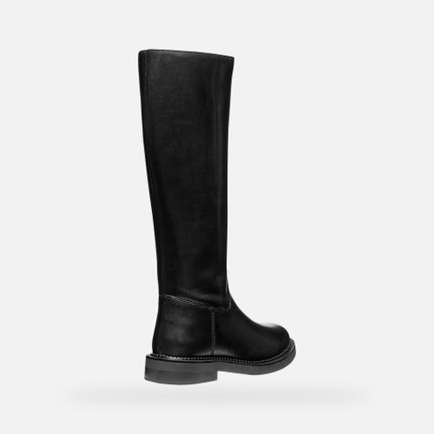 Leather boots SERILDA WOMAN Black - image number 4 | GEOX