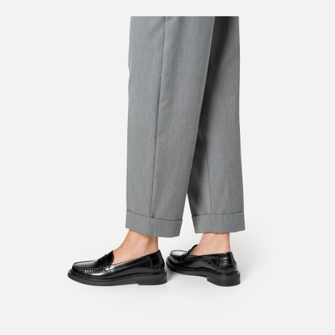 Leather loafers SERILDA WOMAN Black - image number 2 | GEOX