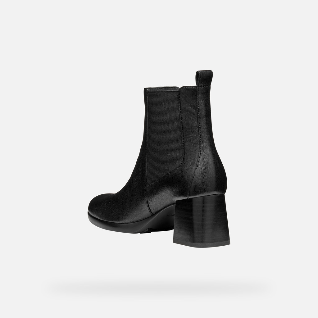 Medium heel ankle boots WALK PLEASURE 55 WOMAN Black - image number 3 | GEOX