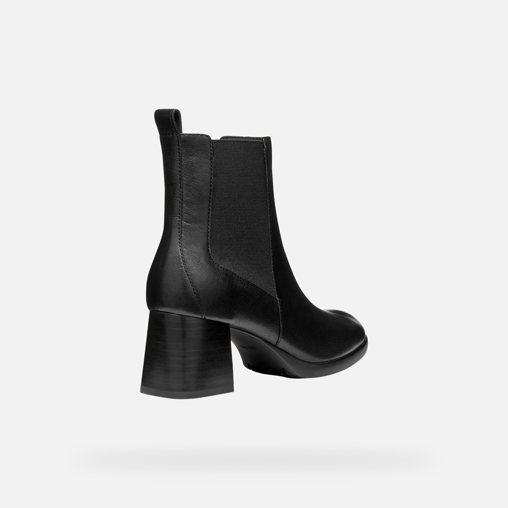 Medium heel ankle boots WALK PLEASURE 55 WOMAN Black - image number 4 | GEOX
