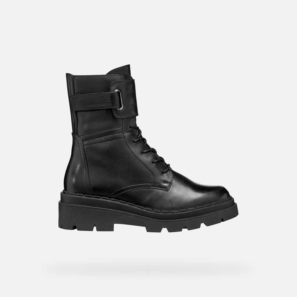 Biker ankle boots FELLENY WOMAN Black - image number 1 | GEOX