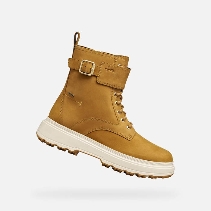 Waterproof boots LAMIDIE + GRIP ABX WOMAN Lion | GEOX