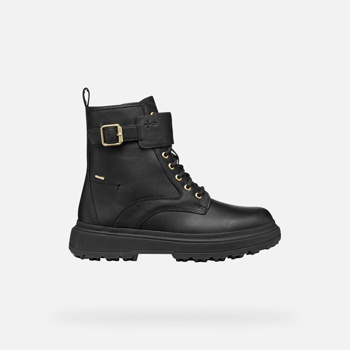 Waterproof boots LAMIDIE + GRIP ABX WOMAN Black | GEOX